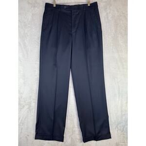 Stafford Men's Navy Chinos